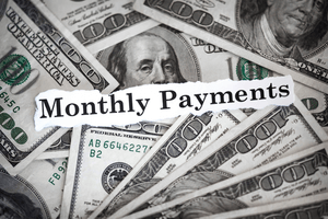small monthly payments